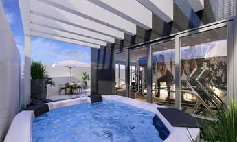 Imagem 3: Duplex com 4 dormitórios à venda sendo 4 suítes, 242 m² por - R$ 7.245.200,00 - Pioneiros