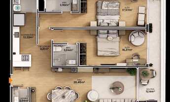 Imagem 4: Loft 2 Dormitórios para venda em Florianópolis - SC