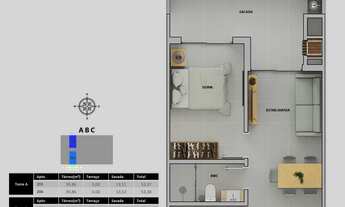 Imagem 4: Cobertura 2 Dormitórios para venda em Florianópolis - SC