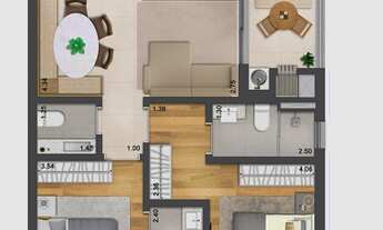 Imagem 5: Apartamento 2 Dormitórios para venda em Florianópolis - SC