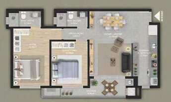 Imagem 3: Apartamento 2 Dormitórios para venda em Florianópolis - SC