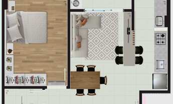 Imagem 4: Apartamento 1Dormitório para venda em Florianópolis - SC