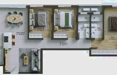 Imagem 7: Apartamento 3 Dormitórios para venda em Biguaçu - SC