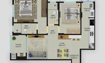 Imagem: Apartamento 2 Dormitórios para venda em