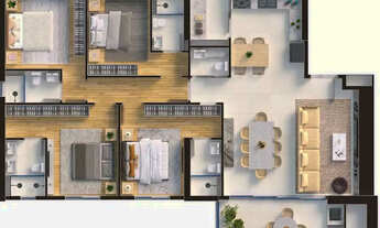 Imagem 2: Apartamento 4 Dormitórios para venda em Balneário Camboriú - SC