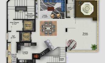 Imagem 6: Cobertura 4 Dormitórios para venda em Balneário Camboriú - SC