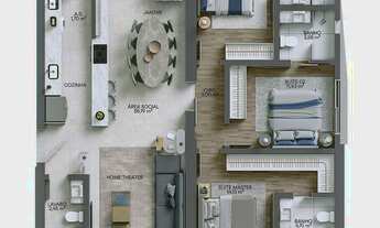 Imagem 4: Apartamento 3 Dormitórios para venda em Itapema - SC