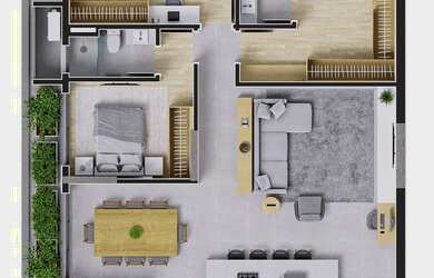 Imagem 3: Apartamento 2 Dormitórios para venda em Florianópolis - SC