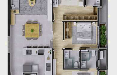 Imagem 5: Apartamento 2 Dormitórios para venda em Florianópolis - SC