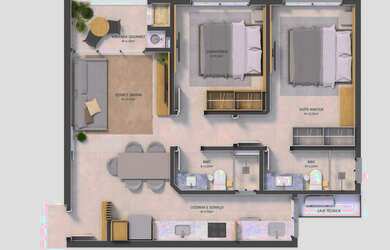 Imagem 4: Apartamento 2 Dormitórios para venda em Florianópolis - SC