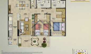 Imagem 2: Icaraí, Quintas de Icaraí primeira locação 2 quartos, 1 suíte 1 vaga varandão área de laze