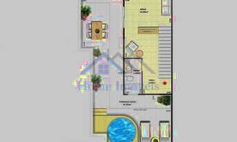Imagem 6: Cobertura na Mario Viana 1locação 2qrts suíte 1vaga Prédio de luxo, 130m lazer completo OP
