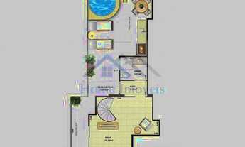 Imagem 7: Cobertura na Mario Viana 1locação 2qrts suíte 1vaga Prédio de luxo, 130m lazer completo OP