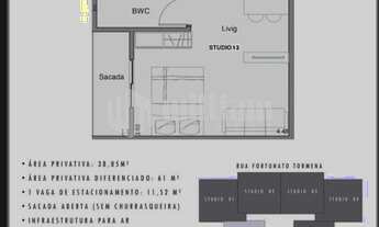 Imagem 5: ![CDATA[ABSOLUTO STUDIOS]]>, 1 dormitório na Rua Fortunato Tormena