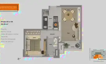 Imagem 6: Apartamento Garden à venda, no Flow, em Belo Horizonte, Savassi, com 2 quartos, 149.5m²