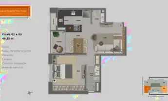 Imagem 5: Apartamento Garden à venda, no Flow, em Belo Horizonte, Savassi, com 2 quartos, 149.5m²