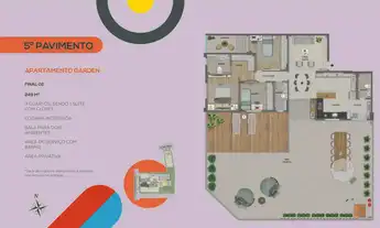 Imagem 7: Apartamento à venda, no Evolution em Belo Horizonte, Buritis, com 3 quartos, 94.12m²
