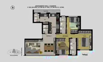 Imagem 2: Apartamento à venda, no S1ON by MIP, em Belo Horizonte, Sion, com 3 quartos, 91.39m²