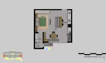 Imagem 7: Apartamento à venda no Aldea Bias Fortes com 2 quartos e 56m²