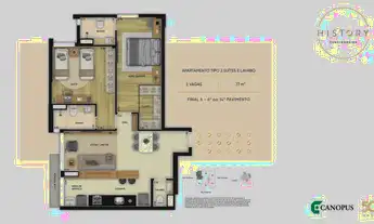 Imagem 4: Apartamento à venda, no History em Belo Horizonte, Boa Viagem, com 3 quartos, 112.14m²