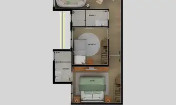 Imagem 7: Cobertura à venda, no Hércules, em Belo Horizonte, Serra, com 2 quartos, 84.65m²