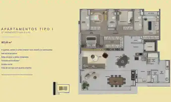 Imagem 6: Apartamento Garden à venda no Casa Aleixo com 4 quartos e 221m²