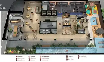 Imagem 2: Cobertura à venda, no Aura by MIP, em Belo Horizonte, Santo Agostinho, com 4 quartos, 235