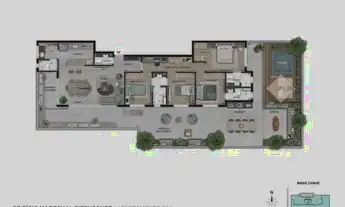 Imagem 5: Cobertura à venda, no Reserva Gutierrez, em Belo Horizonte, Gutierrez, com 4 quartos, 220