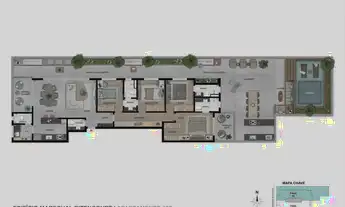 Imagem 7: Cobertura à venda, no Reserva Gutierrez, em Belo Horizonte, Gutierrez, com 4 quartos, 220