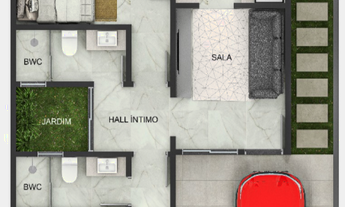 Imagem 3: Casa 56m² com 2 Quartos (1 Suíte) e Acabamentos Modernos