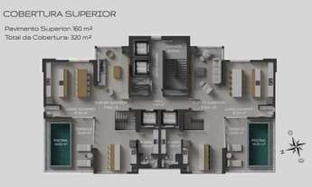Imagem 7: Apartamento à Venda em Jaraguá do Sul com 3 quartos sendo 3 suítes – Bairro Centro