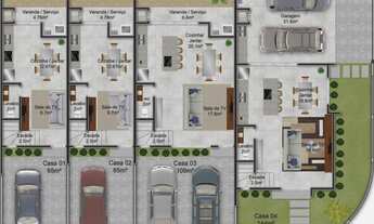 Imagem 5: Geminado à venda em Jaraguá do Sul (Três Rios do Norte) – 3 quartos, 1 suíte, frente