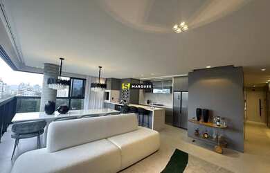 Imagem 4: Apartamento de alto padrão mobiliado e decorado, com 2 suítes + 1 suíte master e 2 vagas d