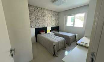 Imagem 7: Apartamento mobiliado para alugar a 100m da praia – 136 m², 3 suítes e lazer completo