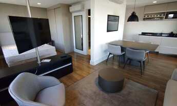 Imagem 3: Apartamento 63m²- Totalmente mobiliado 01 dormitório para locação, 1 vaga de garagem, no c