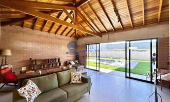 Imagem: Casa térrea com 4 suítes e um ar campal