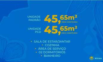 Imagem 3: Apartamento à venda em Paço do Lumiar, Maioba, com 2 quartos, 45,65m²