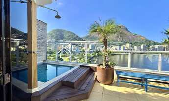 Imagem: Cobertura Triplex na Lagoa com vista espetacular