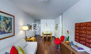 Imagem 2: Apartamento à venda com 90 m², 3 dormitórios e 1 vaga - Lagoa - Rio de Janeiro/RJ