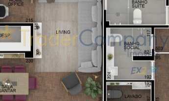 Imagem 4: 2 dormitórios, 1 suítes, 1 vaga na garagem