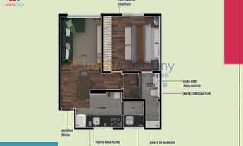 Imagem 7: 1 dormitório, 1 suítes, 1 vaga na garagem