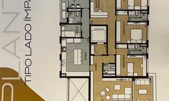 Imagem 3: 4 dormitórios, 4 suíte, 5 banheiro, 4 vagas na garagem, 303M² de Área Construída