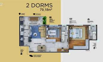Imagem 5: 3 dormitórios, 3 suíte, 3 banheiro, 2 vagas na garagem, 97M² de Área Construída