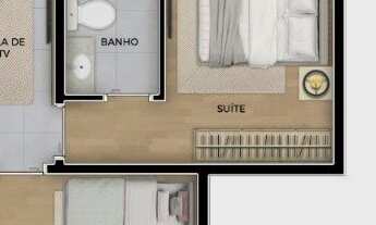 Imagem 2: 3 dormitórios, 1 suítes, 2 banheiro, 1 vaga na garagem, 67M² de Área Construída