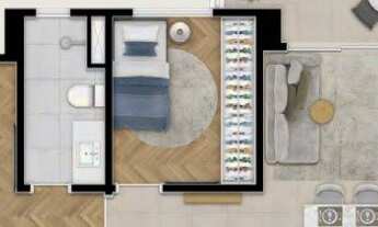 Imagem 3: 2 dormitórios, 1 suítes, 2 banheiro, 1 vaga na garagem, 70M² de Área Construída