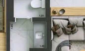 Imagem 3: 1 dormitório, 1 suítes, 2 banheiro, 1 vaga na garagem, 53M² de Área Construída