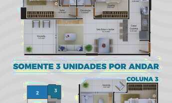 Imagem 4: Apartamento na Praia do Morro, quarto e sala, vista para o mar, Edifício Aghata, sua casa