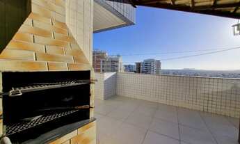 Imagem 2: Cobertura 3 quartos, área de churrasqueira, para temporada na Praia do Morro, Guarapari ES