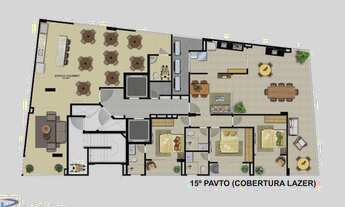 Imagem 6: Lançamento apartamento de 2 quartos na Praia do Morro, Guarapari -ES com lazer na cobertur