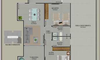 Imagem 7: Super lançamento com apartamentos de 2 quartos, área de lazer completa na Quadra do Mar da